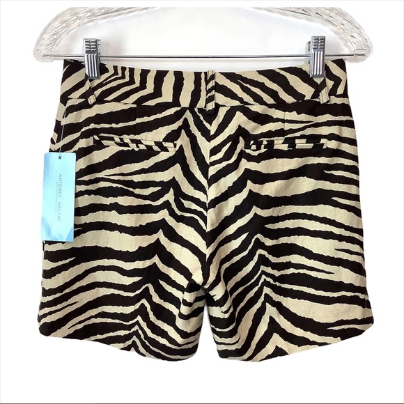 NWT Antonio Melani Linen/Silk Maxine Fit Shorts 2 - Picture 2 of 9